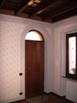 decorazione a fiori e riquadri a fasce