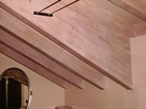 decorazioni travi in legno decapate